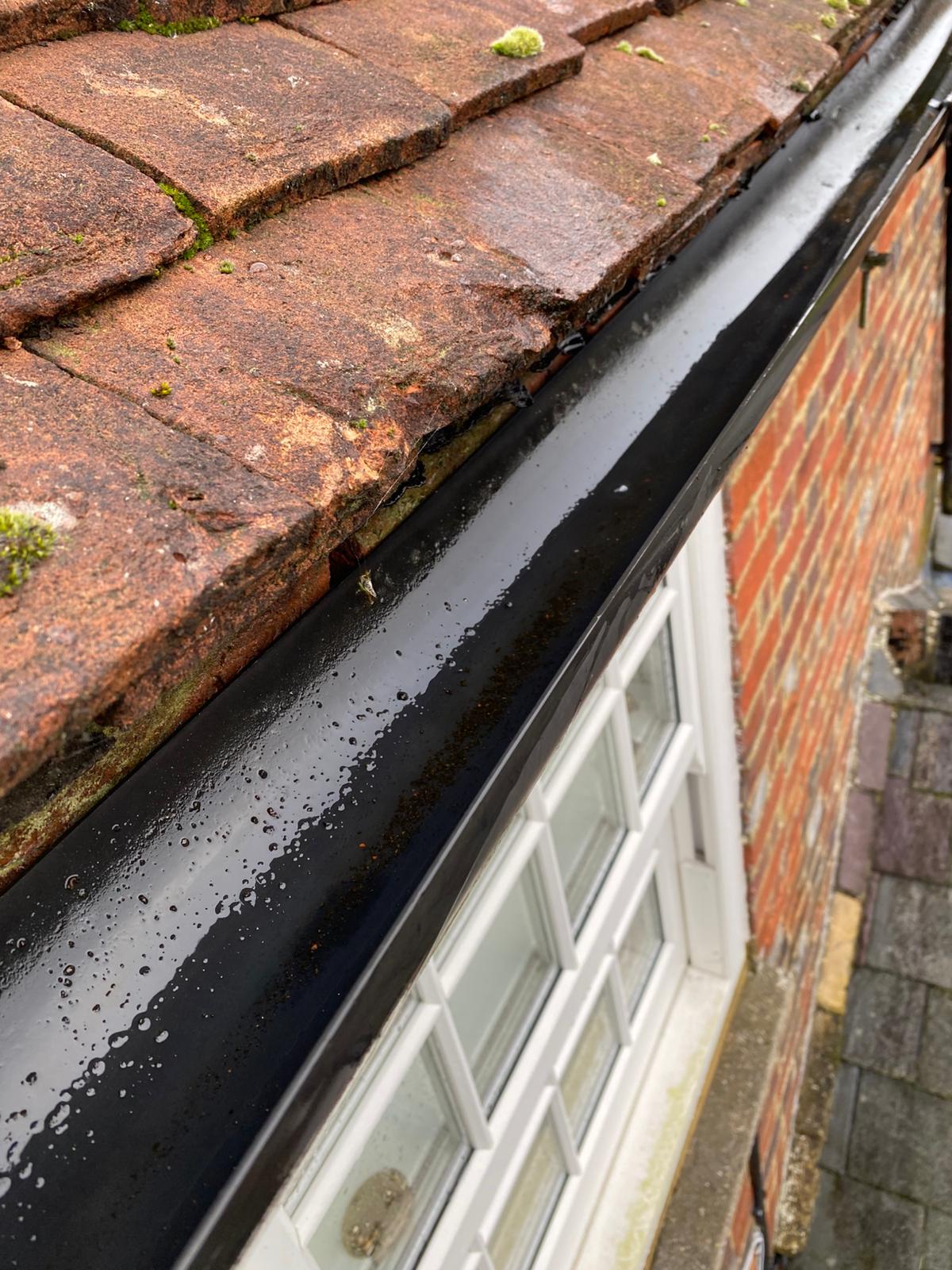 gutter cleared  - Hersham Gutter Clearance is the solution!